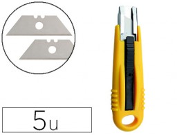 5 cuchillas de repuesto Q-Connect para cúter CSP 48882